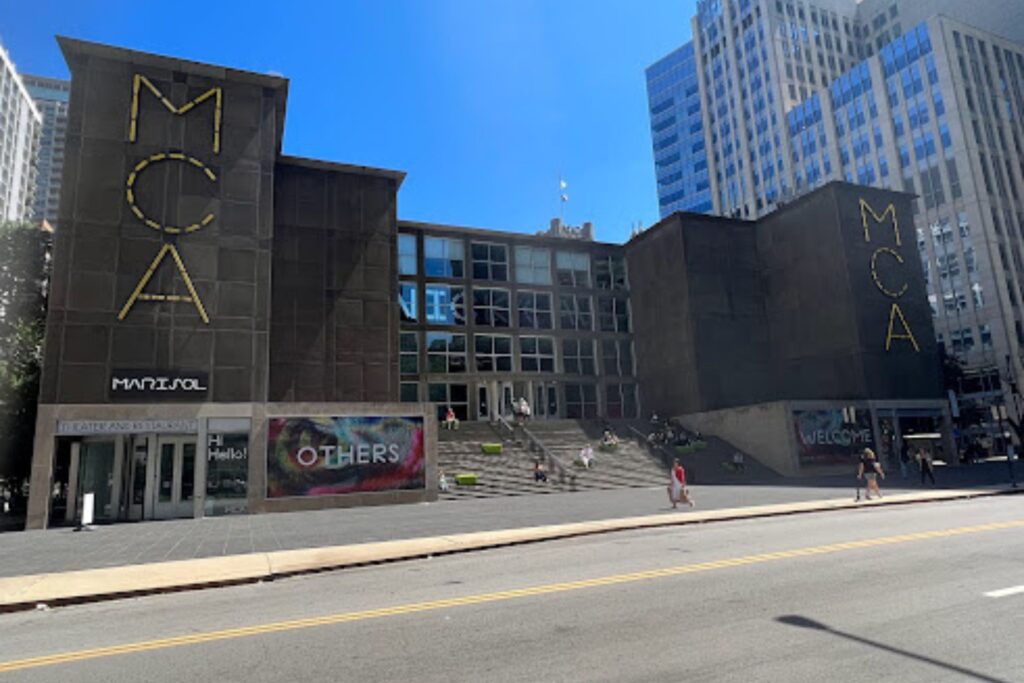 Experiencing Chicago 2022 4 Museum of Contemporary Art Chicago building exterior on a clear day
